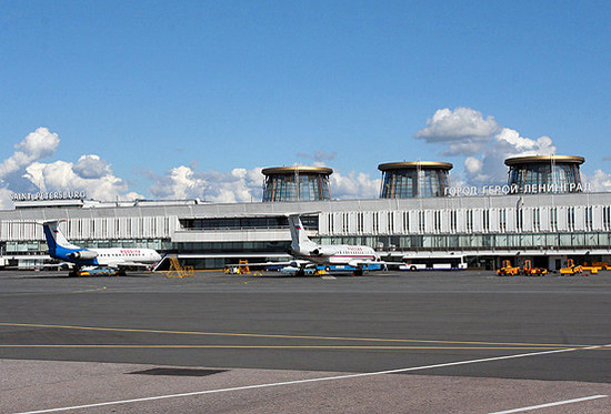 Pulkovo airport, Saint-Petersburg city, Russia