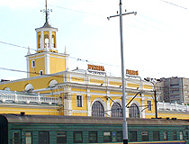 The railway station in Yaroslavl